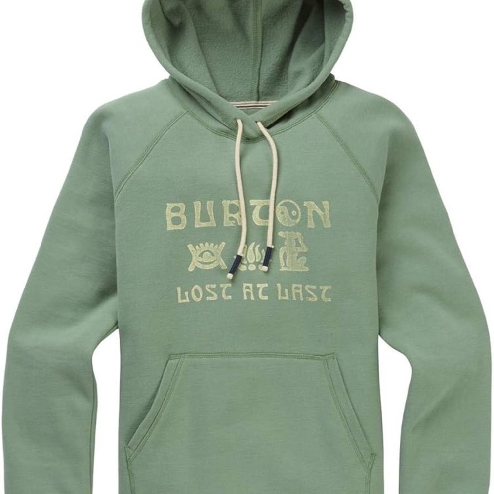 Burton Sage Green Hoodie Medium